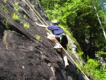 Randonnée et escalade à Val David, 2 juillet 2008