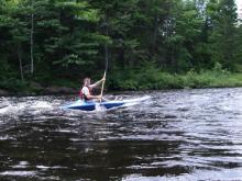 Descente de la rivière l'Assomption en canot/kayak, 10 juillet 2009