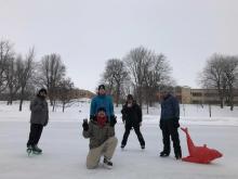 Parc Lafontaine, 19 février 2021 Parc Lafontaine, 19 février 2021