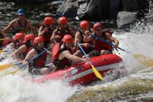 Descente de la rivière Rouge en rafting, 19 août 2013 Descente de la rivière Rouge en rafting, 19 août 2013