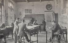 The Industrial Arts atelier at Polytechnique Montréal in 1913