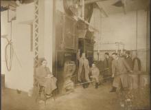La chaufferie de l’édifice de Polytechnique sur la rue Saint-Denis au début du 20e siècle