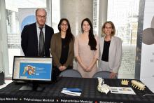 Les chercheurs et les étudiants affiliés à l’Institut TransMedTech ont présenté leurs travaux à des stations représentant les 7 axes de recherche de l’Institut : technologies de réadaptation; biocapteurs et microdispositifs médicaux; tests pronostiques de pathologies progressives; dispositifs de traitements minimalement invasifs; imagerie, thérapie laser, sondes biophotoniques; technologies nanorobotiques et théranostiques; imagerie interventionnelle et multimodale. Les chercheurs et les étudiants affiliés à l’Institut TransMedTech ont présenté leurs travaux à des stations représentant les 7 axes de recherche de l’Institut : technologies de réadaptation; biocapteurs et microdispositifs médicaux; tests pronostiques de pathologies progressives; dispositifs de traitements minimalement invasifs; imagerie, thérapie laser, sondes biophotoniques; technologies nanorobotiques et théranostiques; imagerie interventionnelle et multimodale.