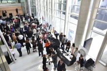Inauguration de l'Institut TransMedTech au CHU Sainte-Justine, le 24 avril 2017.