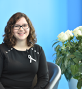 Édith Ducharme, cinquième lauréate de l'Ordre de la rose blanche. (Photo : Denis Bernier)