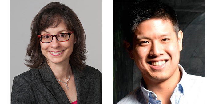 From left to right: Caroline Hoemann, Professor at the Department of Chemical Engineering at Polytechnique Montréal; David Fong, PhD graduate in Biomedical Engineering at Polytechnique Montréal From left to right: Caroline Hoemann, Professor at the Department of Chemical Engineering at Polytechnique Montréal; David Fong, PhD graduate in Biomedical Engineering at Polytechnique Montréal