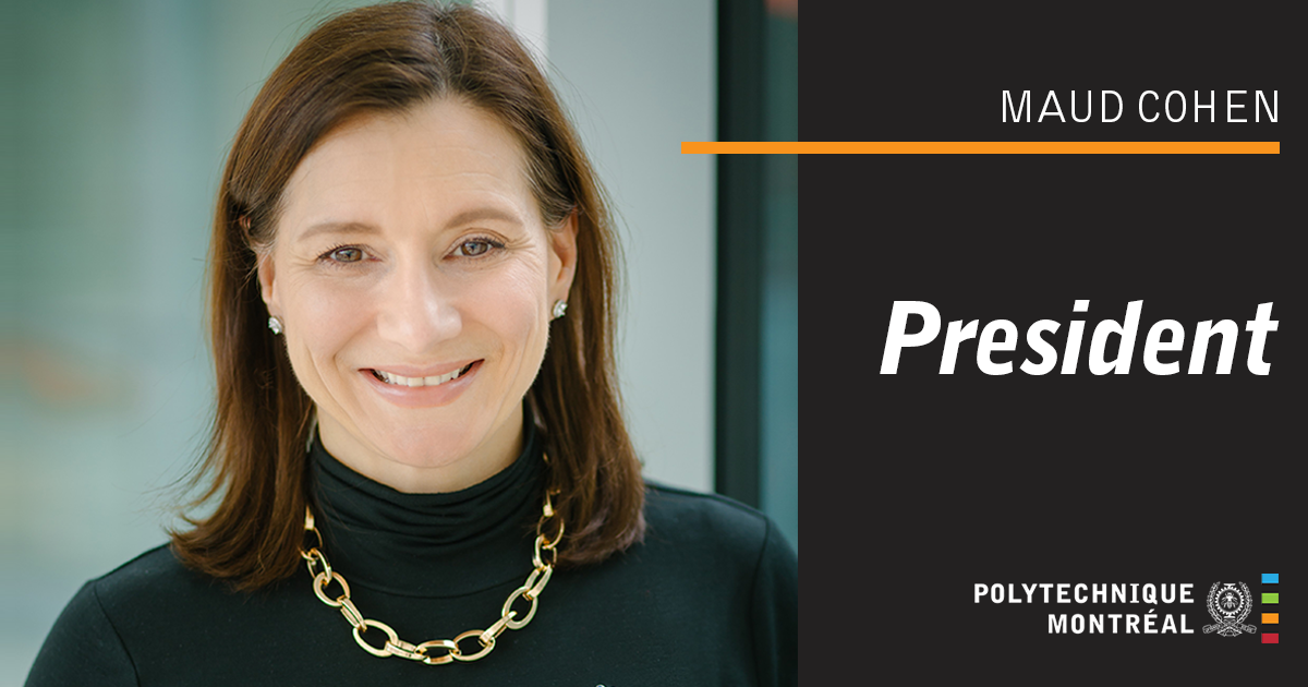 Maud Cohen, appointed President at Polytechnique Montréal Maud Cohen, appointed President at Polytechnique Montréal