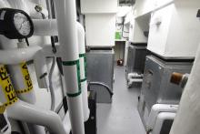 Vue de l'intérieur de l'unité de recherche en géothermie de Polytechnique Montréal