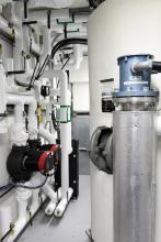 Intérieur de l'unité de recherche en géothermie de Polytechnique Montréal Intérieur de l'unité de recherche en géothermie de Polytechnique Montréal