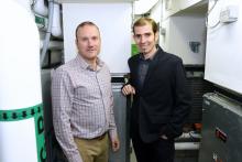 Les professeurs Philippe Pasquier et Benoît Courcelles du Département des génies civil, géologique et des mines de Polytechnique Montréal