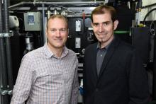 Les professeurs Philippe Pasquier et Benoît Courcelles du Département des génies civil, géologique et des mines de Polytechnique Montréal